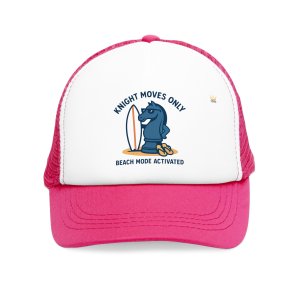 Knight Moves Only - Beach Mode Activated - Mesh Cap
