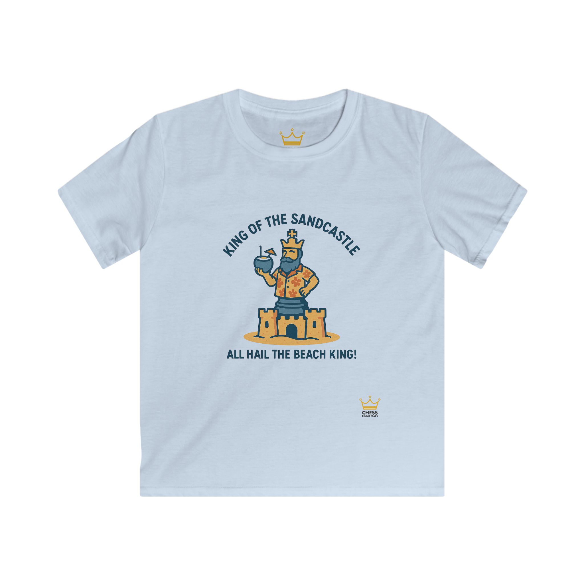 King of the Sandcastle Kids Tee! - Image 5