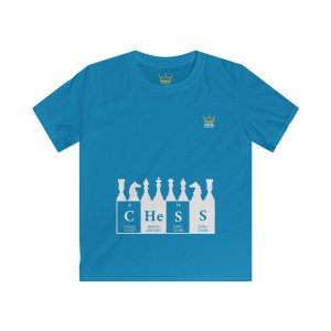 Discover the Elements of Chess: Periodic Table Kids Tee!